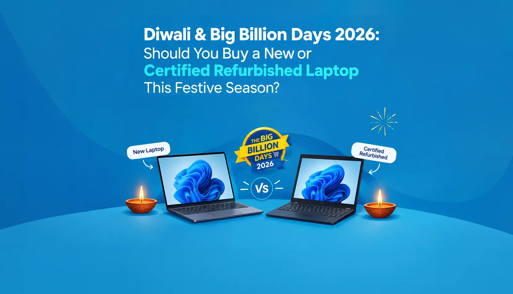Diwali & Big Billion Days 2026: Should You Buy a New or Certified Refurbished Laptop This Festive Season?