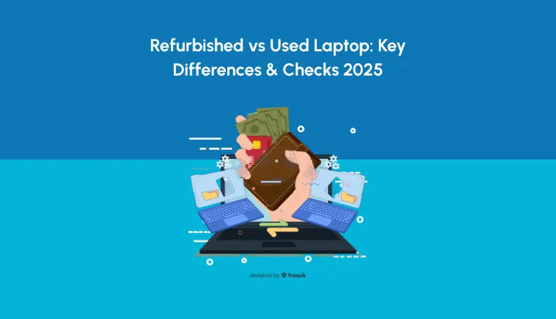 Refurbished vs Used Laptop: Key Differences & Checks 2025 - Newjaisa