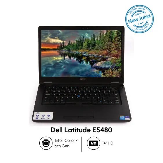 Dell Latitude Laptop | 5480 | Intel i7-6th Gen | 14" HD | Win 10 Pro | Refurbished