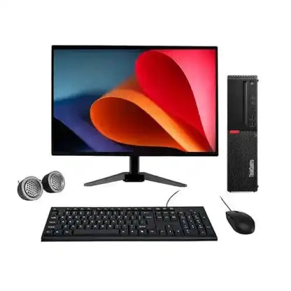 Lenovo ThinkCentre SFF All-in-One Desktop Computer Set | Intel i5-8th Gen | 19" HD | NewJaisa