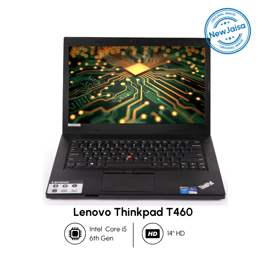 Lenovo ThinkPad Laptop | T460 | Intel i5-6th Gen | 14" HD | Win 10 Pro | Refurbished