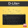 D-Lite - Blk 87 Key Mini Multimedia Keyboard