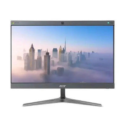 Acer All-in-One Desktop Computer Set | Intel i7-8th Gen | 23.8" FHD LCD Monitor Touchscreen | Wired KB & Mouse | Speakers & WiFi | Win 11 Pro | Refurbished