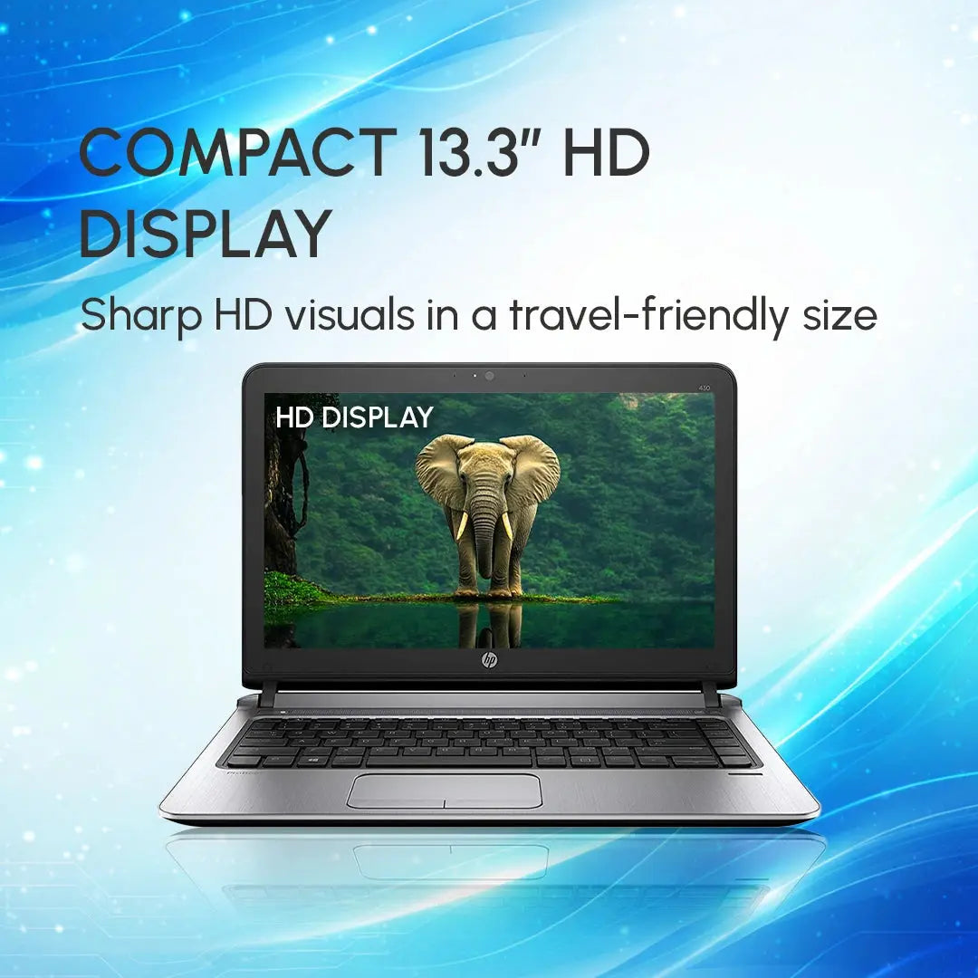 HP ProBook Laptop | 430 G3 | Intel i5-6th Gen | 13.3" HD | Win 11 Pro | Refurbished HP