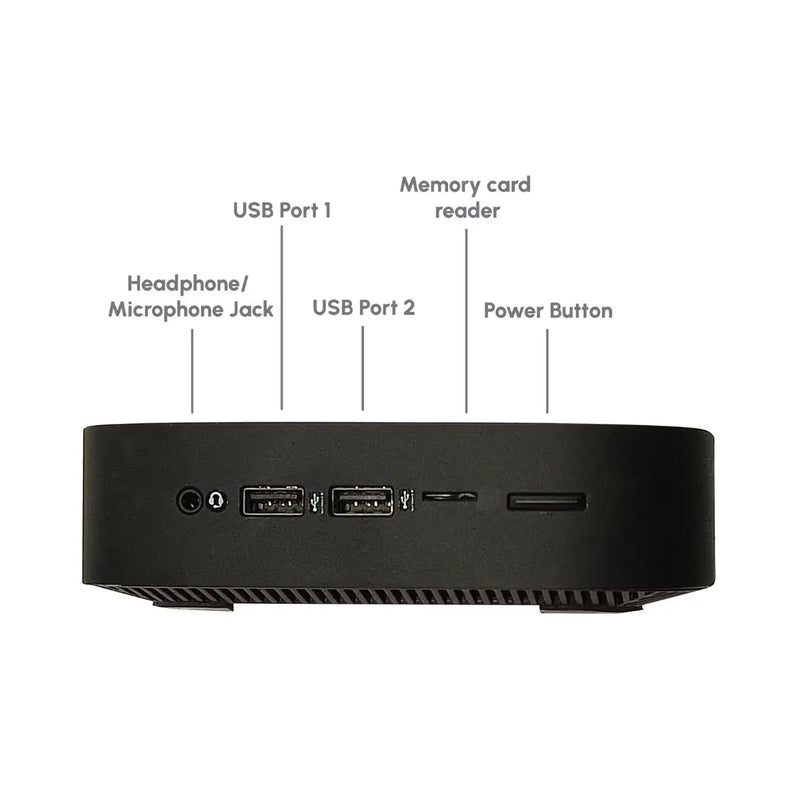 HP Chromebox All-in-One Desktop Computer Set | Intel i7-8th Gen | 19" HD LED Monitor | Wired KB & Mouse | Speakers| Wi-Fi | Windows 11 Pro | Refurbished