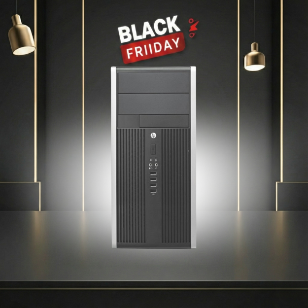 HP Compaq Pro 6300 Micro Tower Desktop | Intel i5-3rd Gen | Win 10 Pro | Refurbished