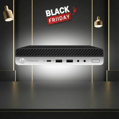 HP ProDesk 400 G4 Mini PC | Intel i5-8th Gen | Win 11 Pro | Refurbished
