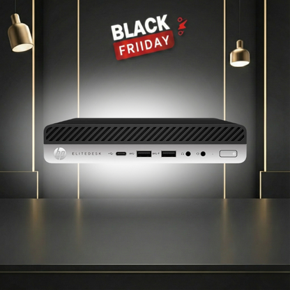 HP EliteDesk 800 G4 High Performance Mini PC | Intel i5-8th Gen | Win 11 Pro | Refurbished