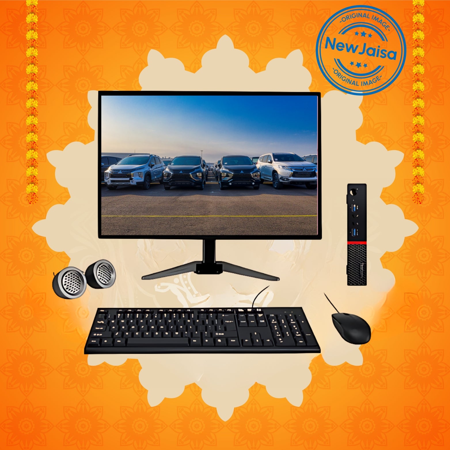 Lenovo ThinkCentre M700 All-in-One Desktop Computer Set | Intel i3 6th Gen 