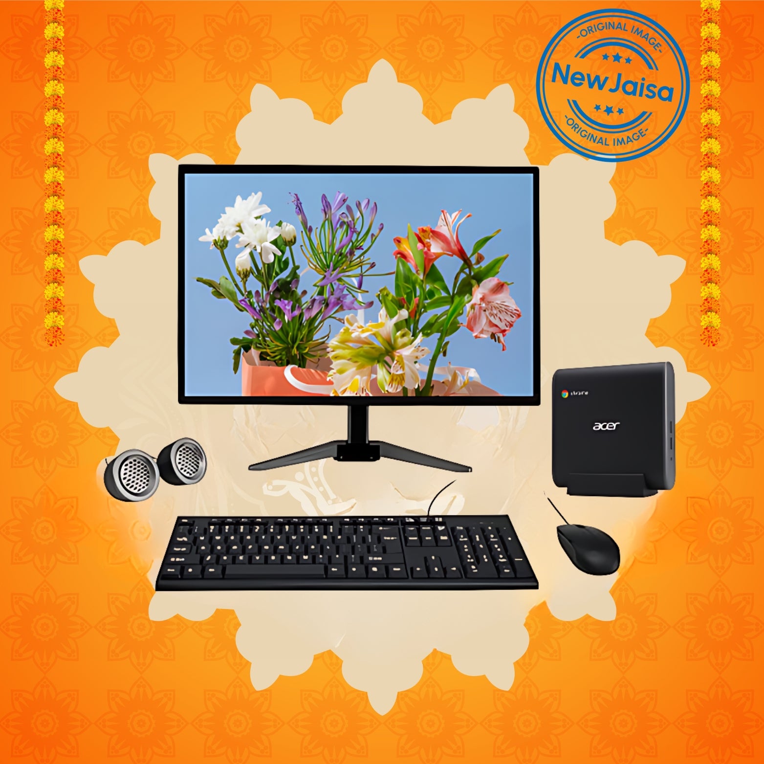 Acer Chromebox All-in-One Desktop Computer Set | Intel i7 8th Gen