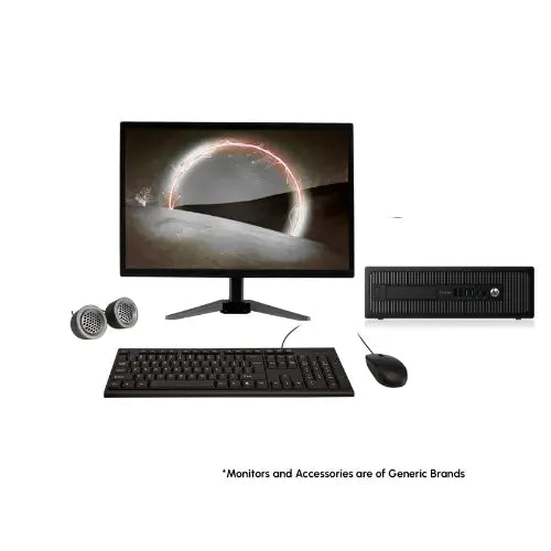 HP 280 G4 All-in-One Desktop Computer Set | Intel i5 8th | 19" HD LED Monitor | Wired KB & Mouse | Speakers | Wi-Fi | Windows 11 Pro | Refurbished - Newjaisa
