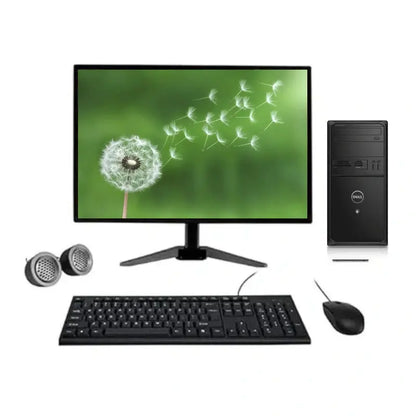 Dell Vostro 3902 All-in-One Desktop Computer Set | Intel i3-4rd Gen | 19" HD LCD Monitor| Wired KB & Mouse | Speakers | WiFi | Win 10 Pro | Refurbished