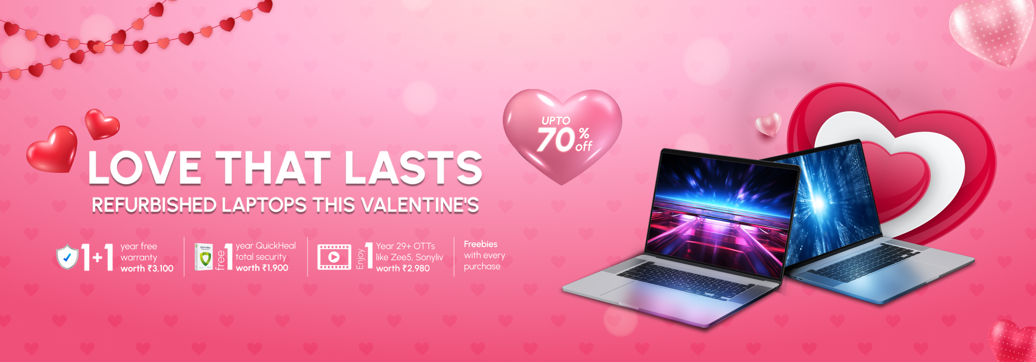 NewJaisa Valentine Banner for Dekstop