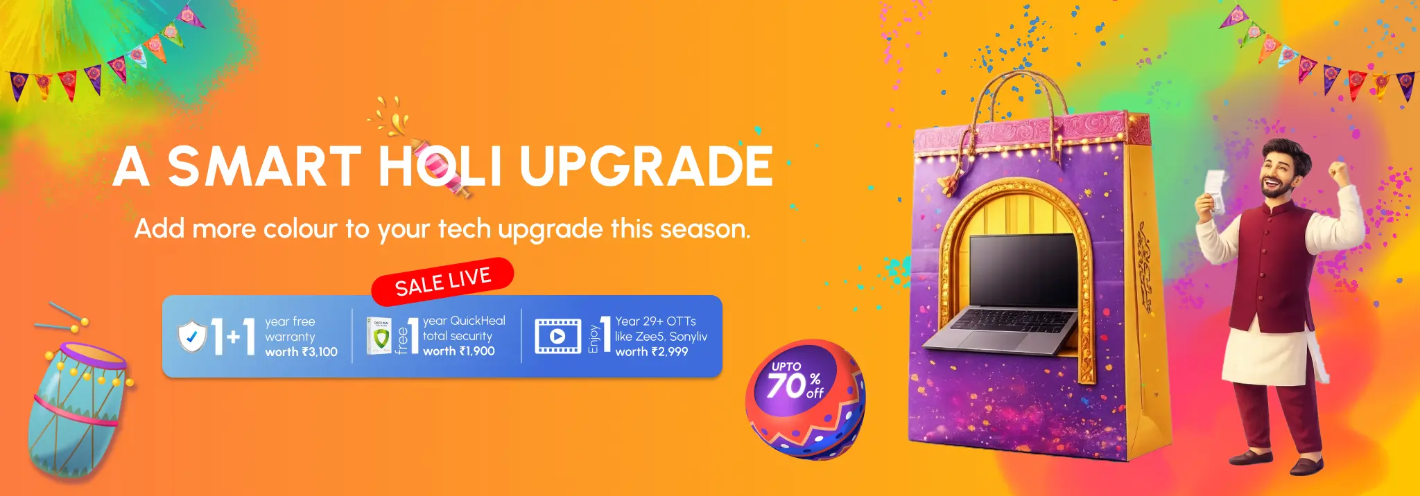 Mobile Banner of Holi NewJaisa