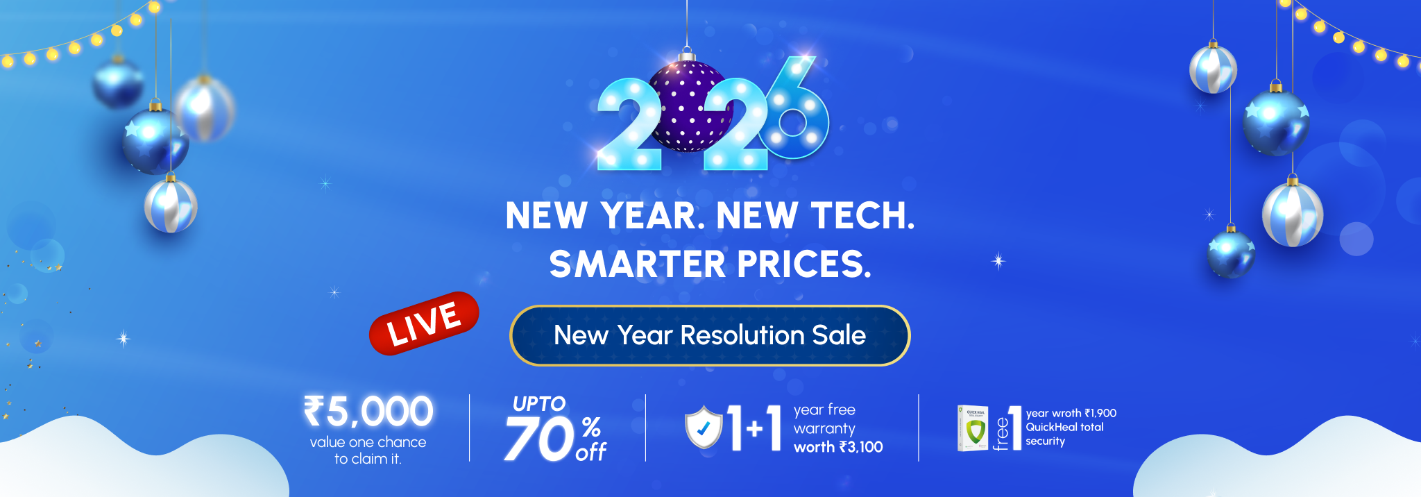 NewYear Banner for Desktop