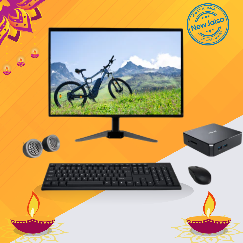 Asus Chromebox Mini PC All-in-One Desktop Computer Set | Intel i7-5th Gen | 19" HD LED Monitor