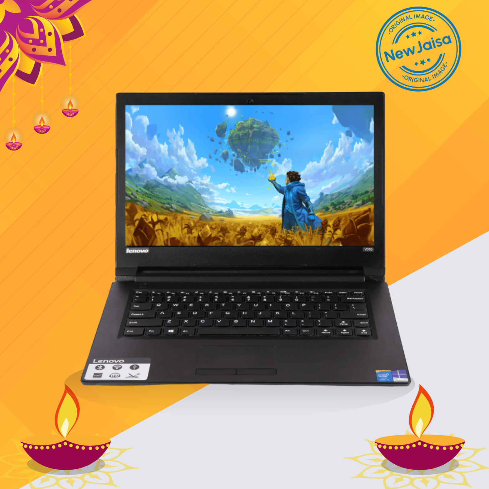 Lenovo IdeaPad Laptop | V310 | Intel i5-7th Gen | 14" HD | Win 10 Pro | Refurbished