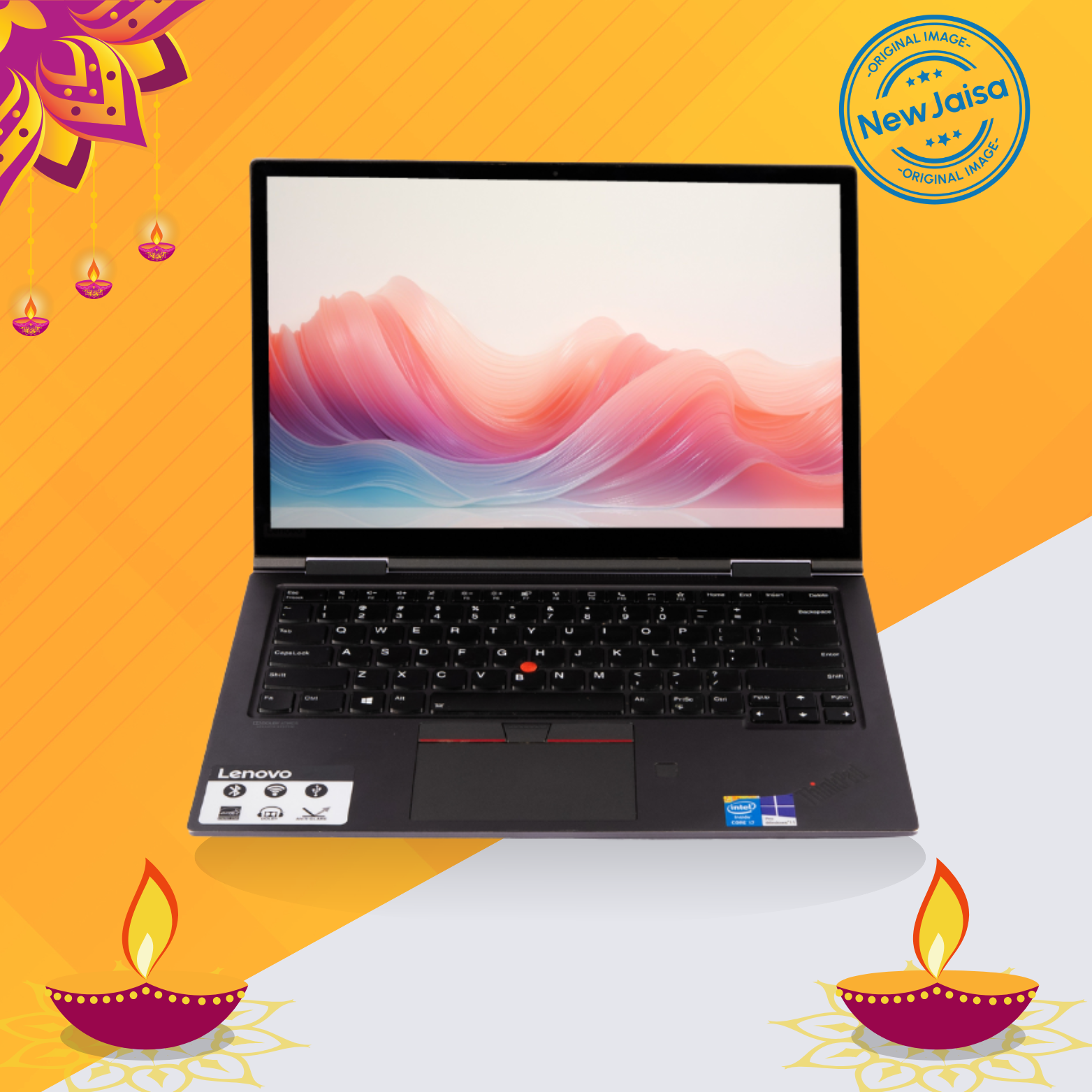 Lenovo ThinkPad Laptop | X1 Yoga Gen 5  | Intel i7-10th Gen | 14" UHD Touchscreen | Win 11 Pro | Refurbished