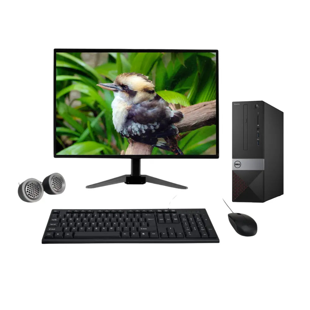 Dell Vostro SFF PC All-in-One Desktop Computer Set | Intel i3-7th Gen