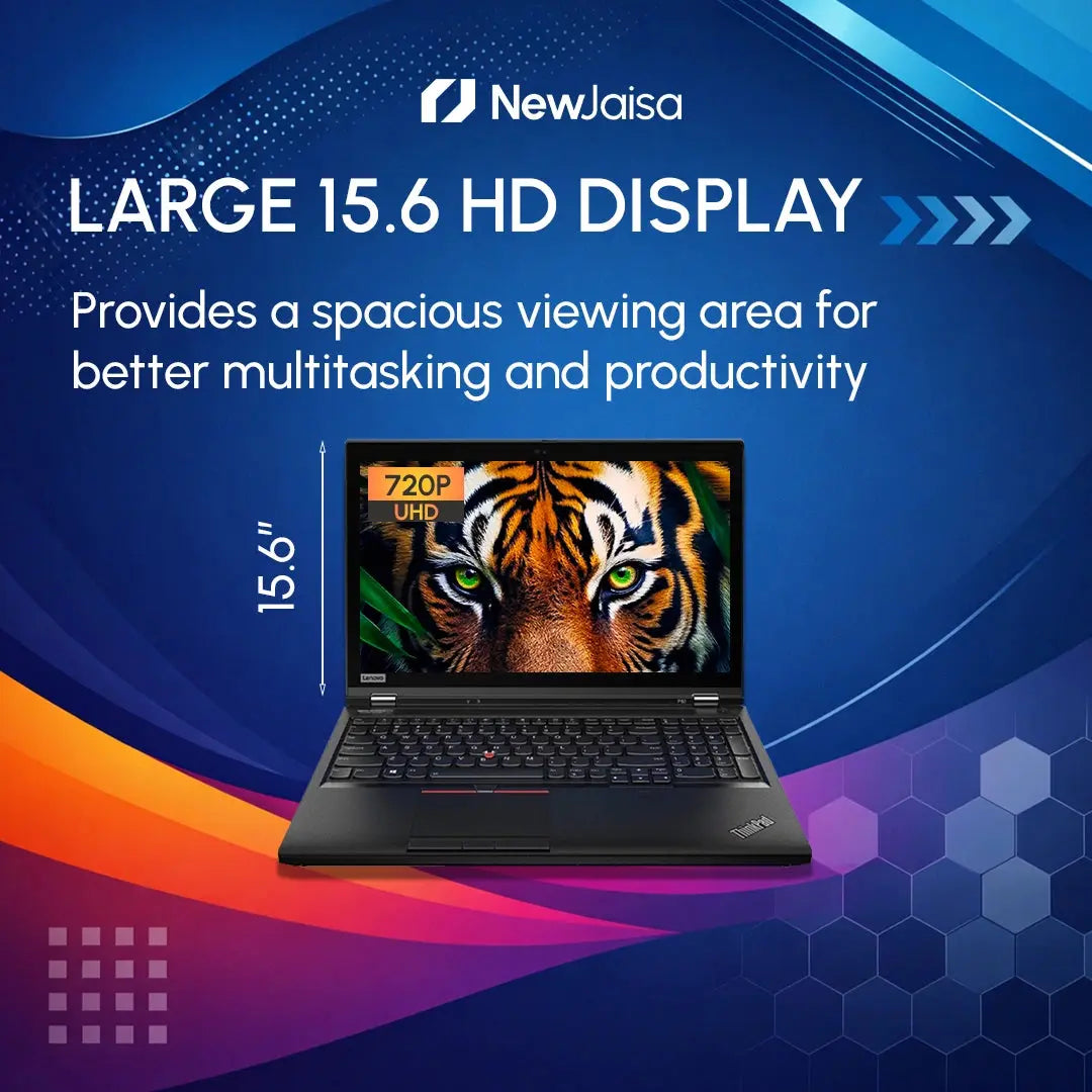 Lenovo ThinkPad Laptop | P53 Workstation | Intel i7-9th Gen | 15.6" HD | 4GB Graphics Card | Win 11 Pro | Refurbished Lenovo