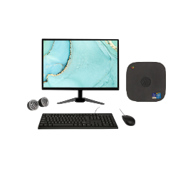 Lenovo Thinkcentre M92p All-in-One Desktop Computer Set | Intel i5 3rd Gen | 22" HD LED Monitor | Wired KB & Mouse | Speakers| Wi-Fi | Windows 10 Pro | Refurbished - Newjaisa