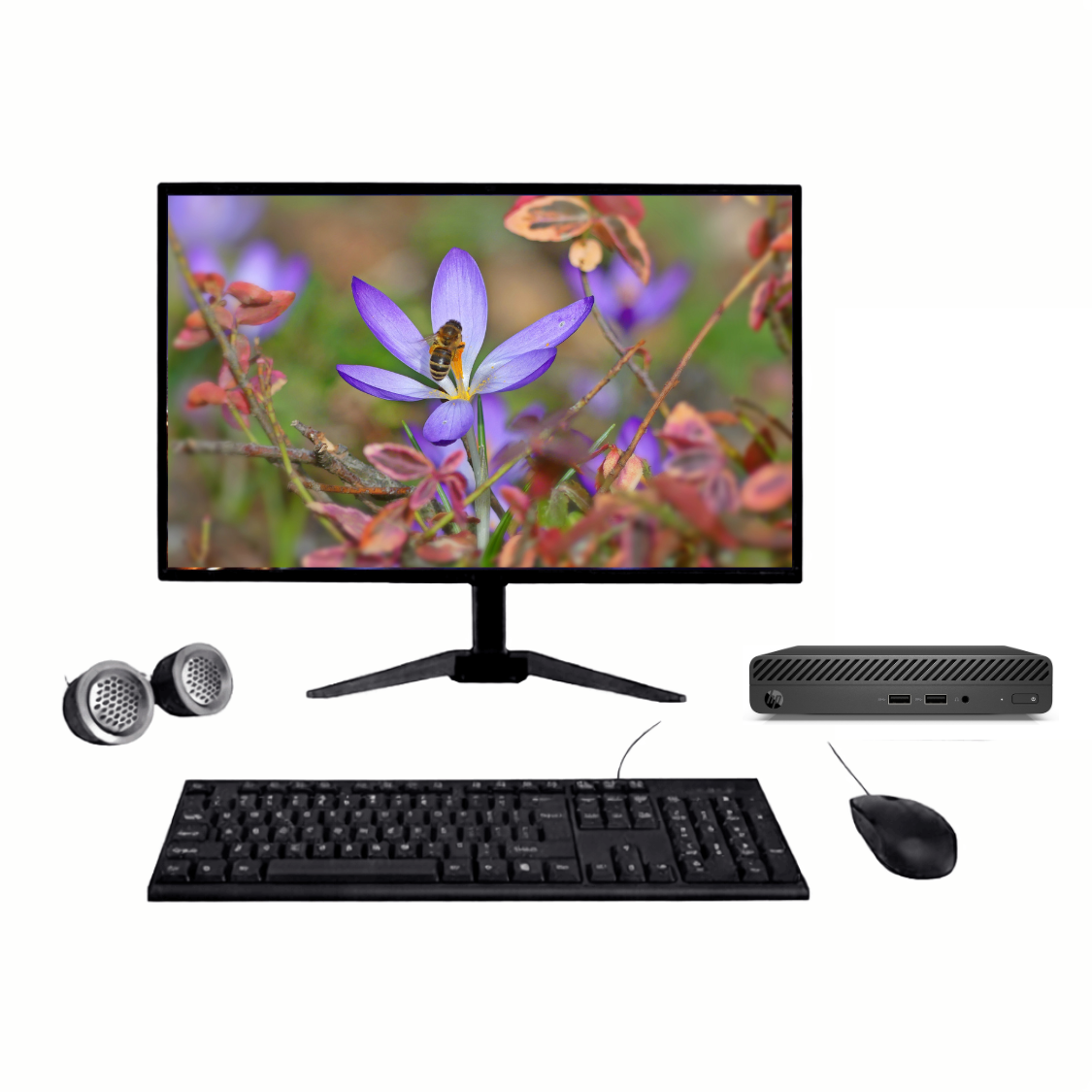 HP 260 G3  All-in-One Desktop Computer Set | Intel i5-7th Gen | 19" HD 