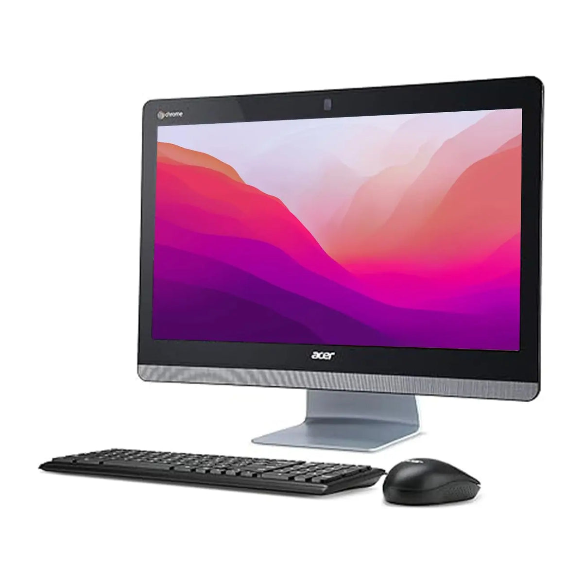 Refurbished Acer All-in-One Desktop Computer Set | Intel i7-5th Gen | 24" FHD LED Monitor| Wired KB & Mouse | Speakers & WiFi | Windows 10 | MS Office - Newjaisa