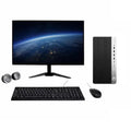 HP ProDesk 400 G5 SFF All-in-One Desktop Computer Set | Intel i7-8th Gen |19" HD LCD Monitor |Wired KB & Mouse | Speakers | Wi-Fi | Win 11 Pro | Refurbished HP