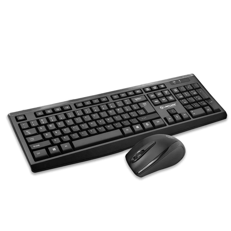 Wireless Combo 104 Key Keyboard + Mouse 1200dpi - non Multimedia - Newjaisa